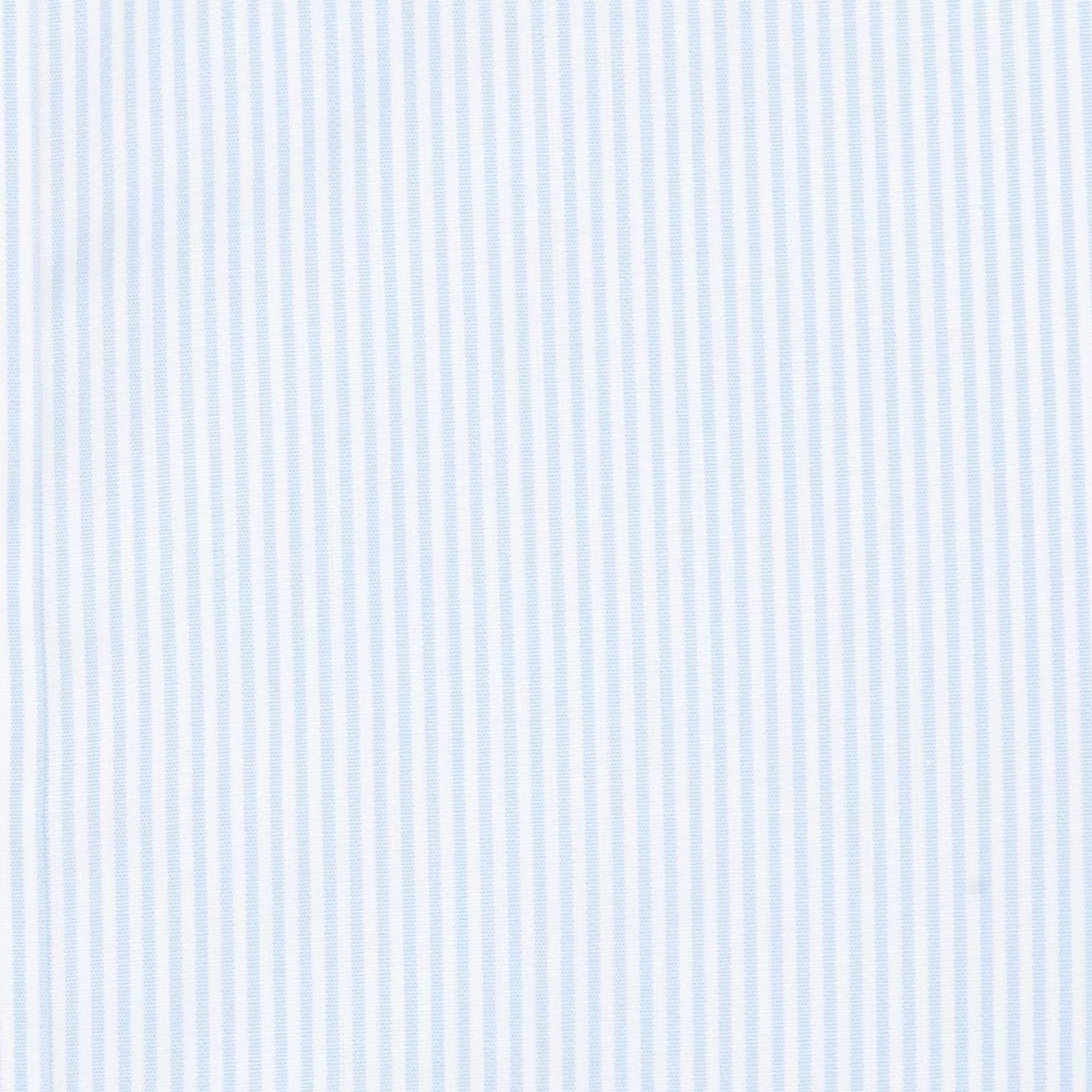 Seas Blue & White Tailored Fit Supraluxe Fine Bengal Formal Shirt