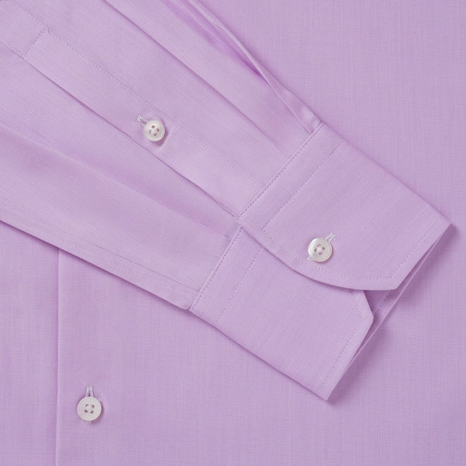 Lilac Tailored Fit Twill Formal Shirt